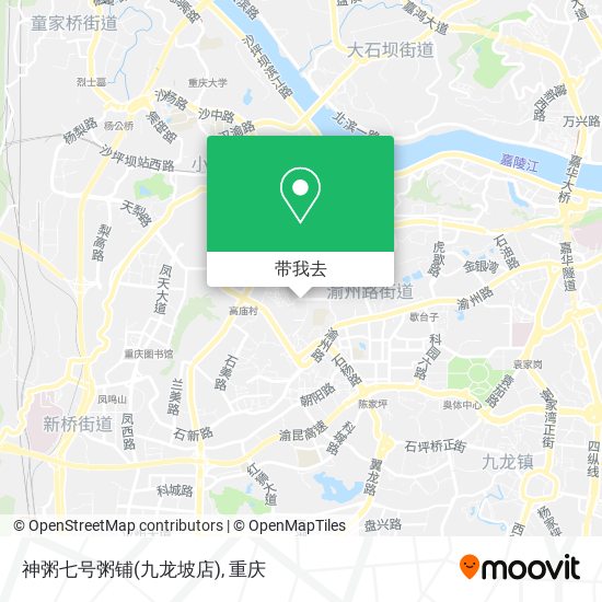 神粥七号粥铺(九龙坡店)地图