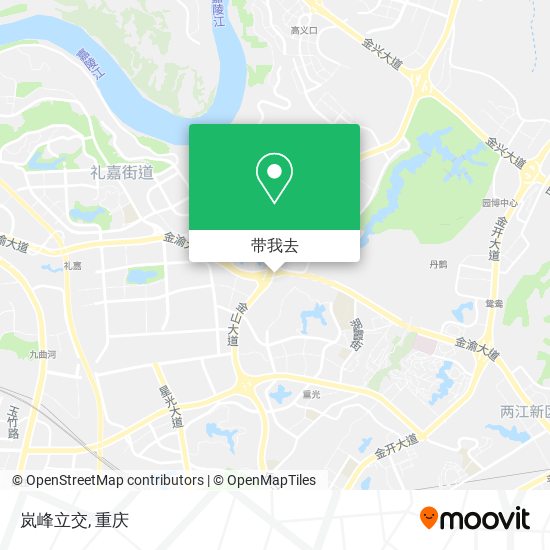 岚峰立交地图