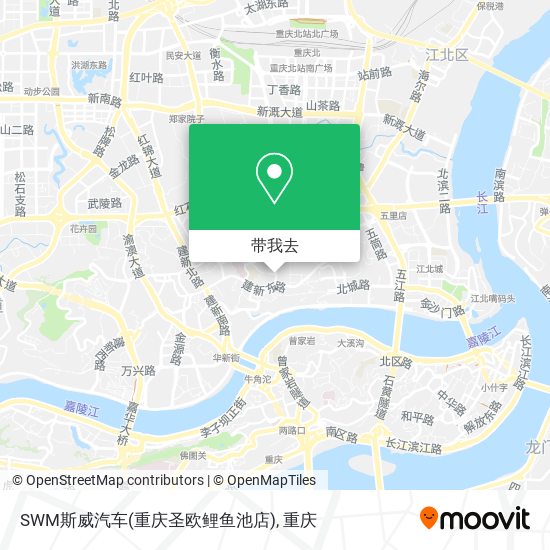 SWM斯威汽车(重庆圣欧鲤鱼池店)地图