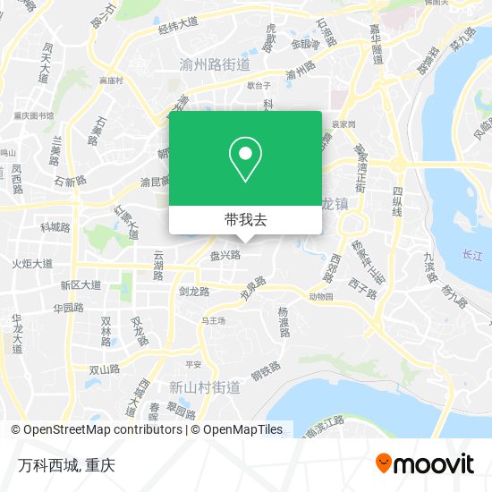 万科西城地图