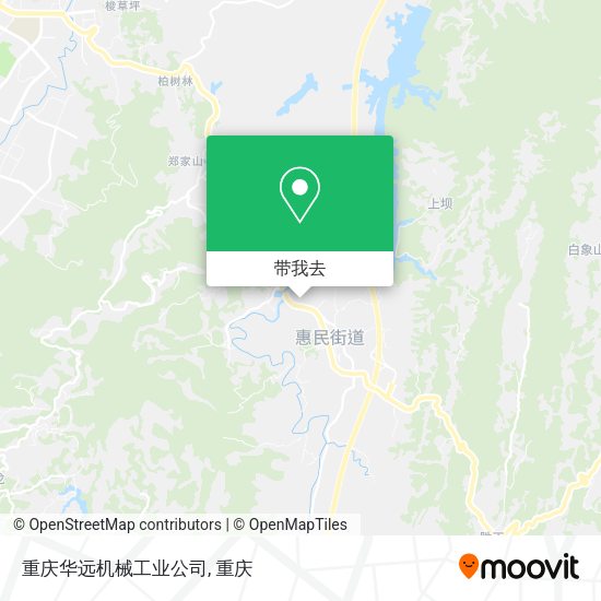 重庆华远机械工业公司地图