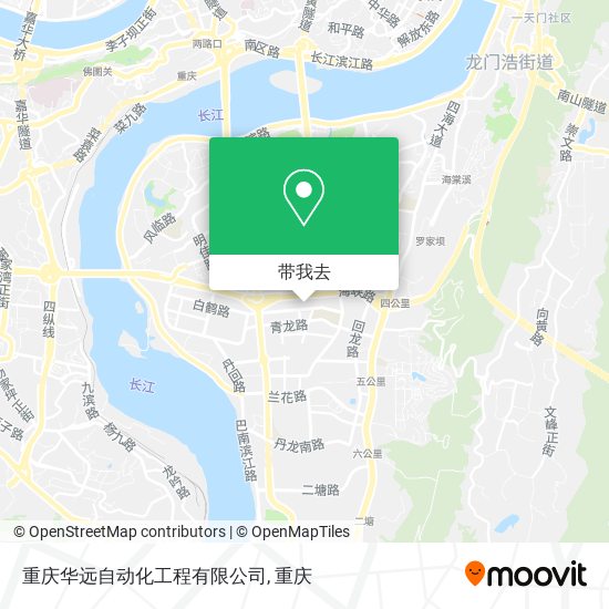 重庆华远自动化工程有限公司地图