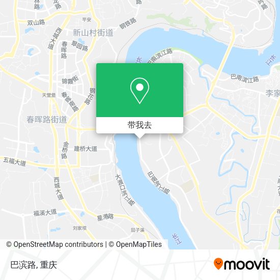 巴滨路地图