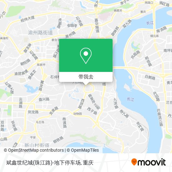 斌鑫世纪城(珠江路)-地下停车场地图