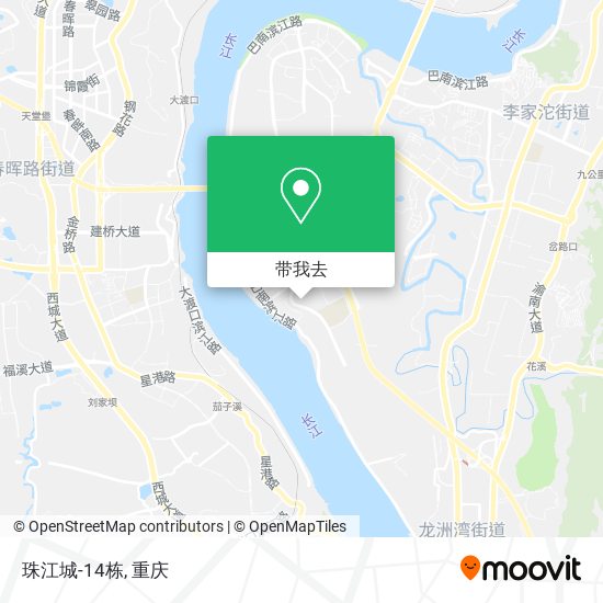 珠江城-14栋地图