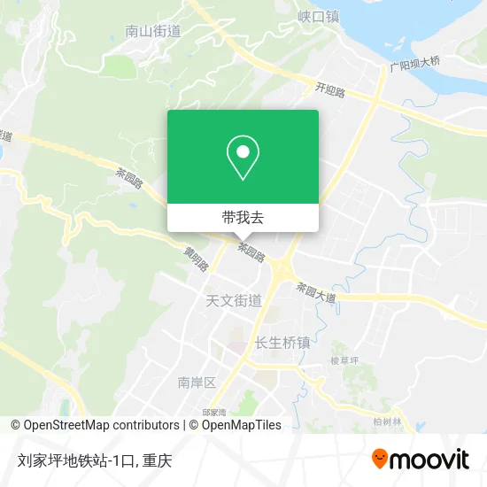 刘家坪地铁站-1口地图