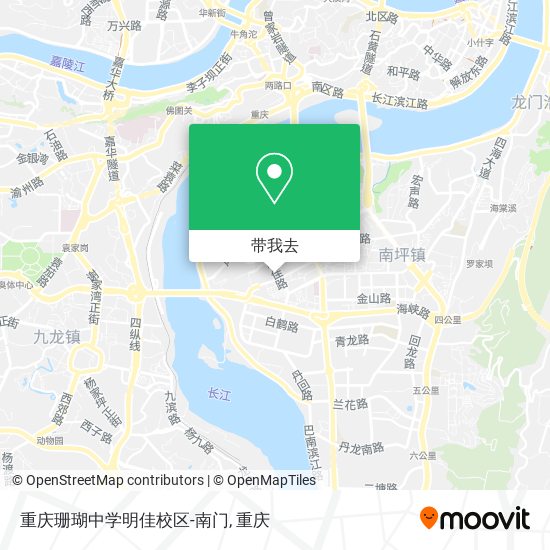 重庆珊瑚中学明佳校区-南门地图