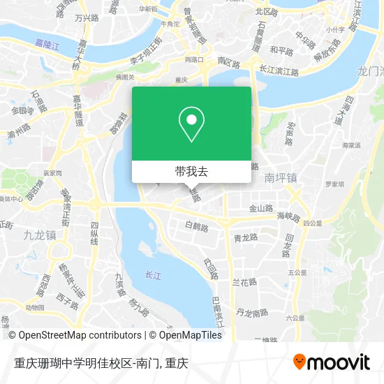 重庆珊瑚中学明佳校区-南门地图