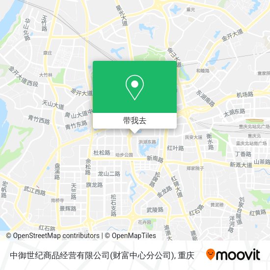 中御世纪商品经营有限公司(财富中心分公司)地图