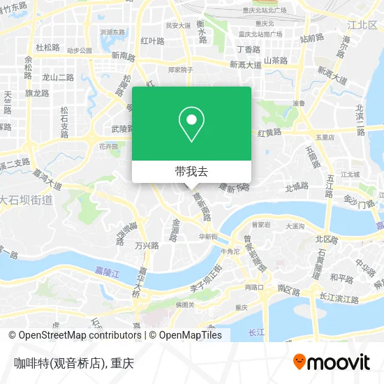 咖啡特(观音桥店)地图