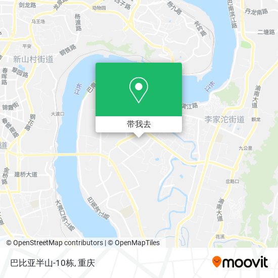 巴比亚半山-10栋地图