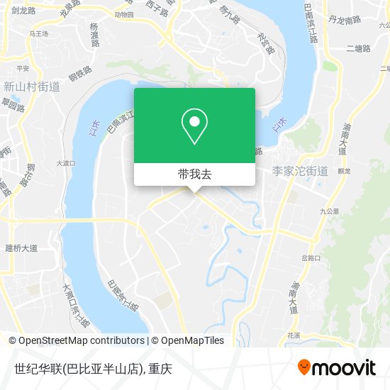 世纪华联(巴比亚半山店)地图