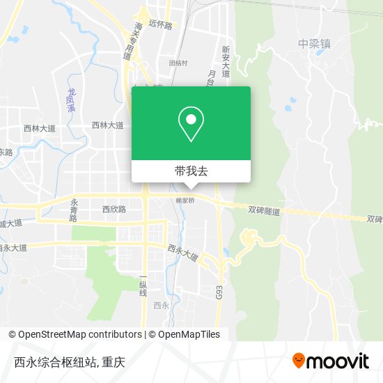 西永综合枢纽站地图