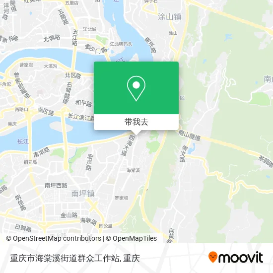 重庆市海棠溪街道群众工作站地图
