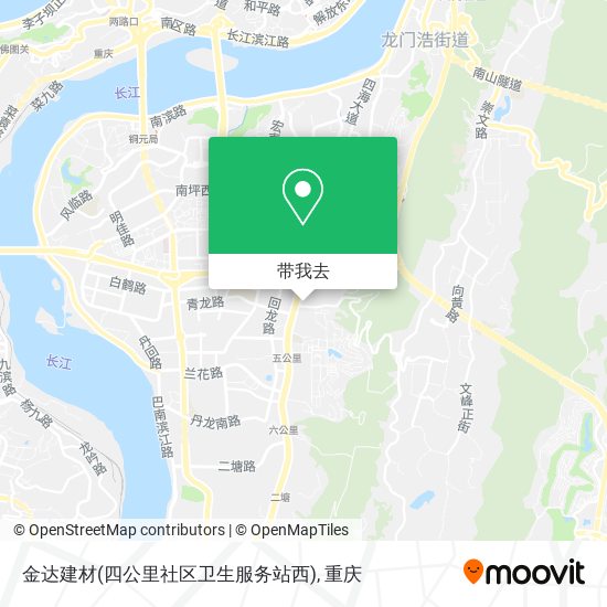 金达建材(四公里社区卫生服务站西)地图
