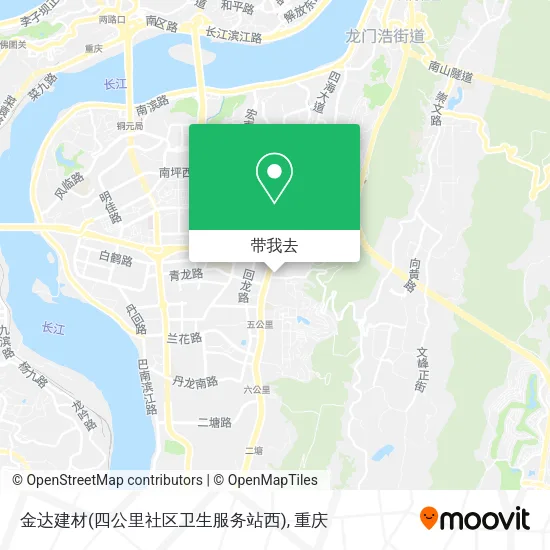 金达建材(四公里社区卫生服务站西)地图
