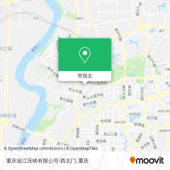 重庆渝江压铸有限公司-西北门地图