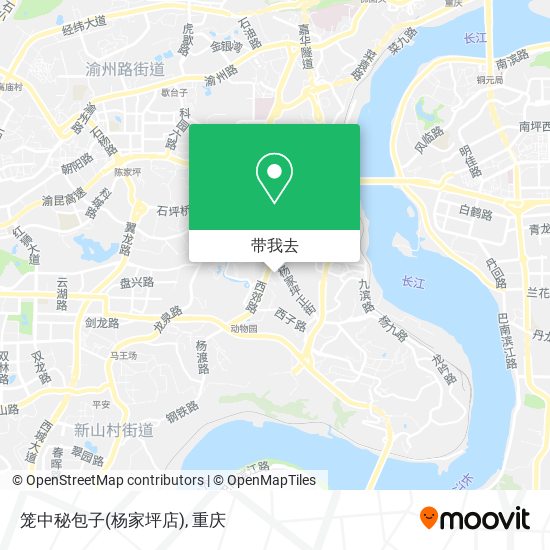 笼中秘包子(杨家坪店)地图