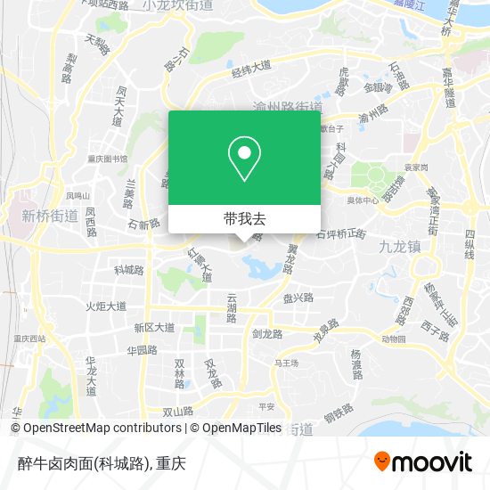 醉牛卤肉面(科城路)地图