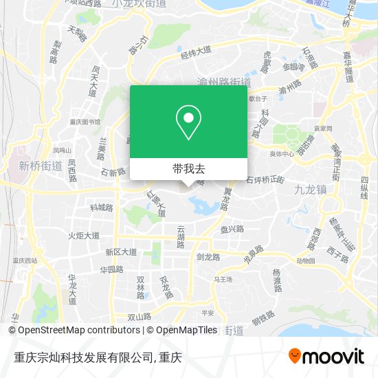 重庆宗灿科技发展有限公司地图