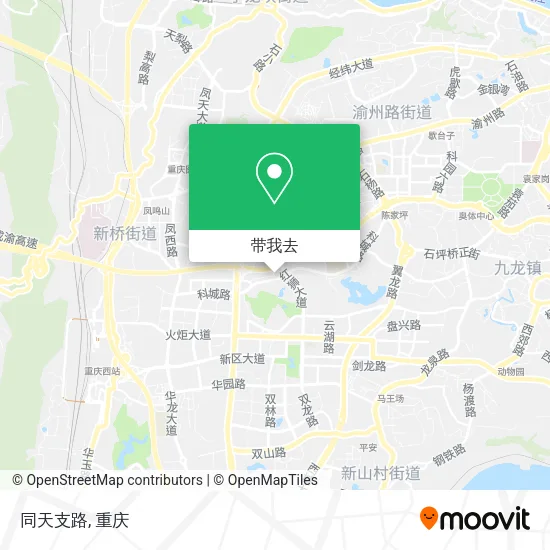 同天支路地图