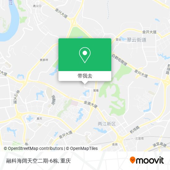 融科海阔天空二期-6栋地图