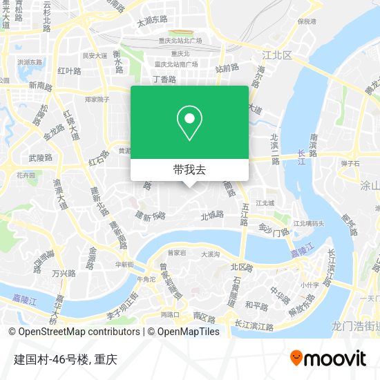 建国村-46号楼地图