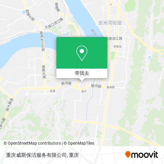 重庆威斯保洁服务有限公司地图