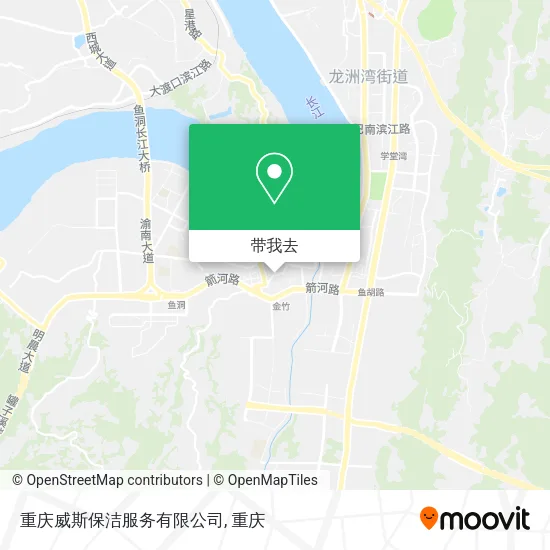 重庆威斯保洁服务有限公司地图