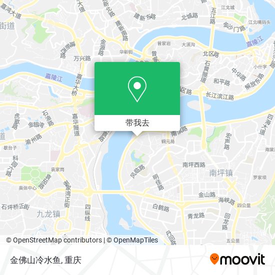 金佛山冷水鱼地图