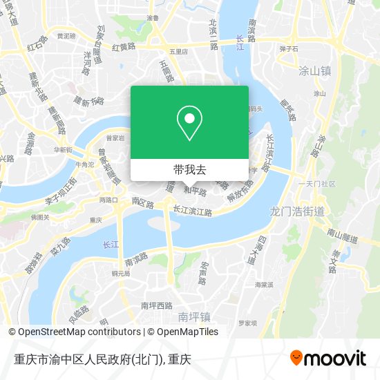 重庆市渝中区人民政府(北门)地图