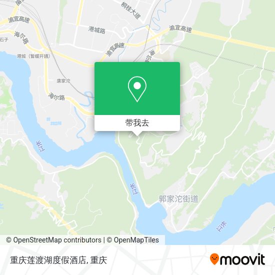 重庆莲渡湖度假酒店地图