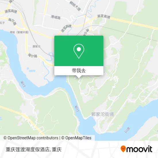 重庆莲渡湖度假酒店地图
