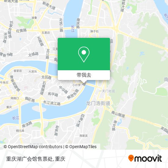 重庆湖广会馆售票处地图