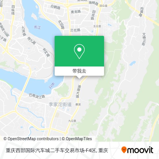 重庆西部国际汽车城二手车交易市场-F4区地图