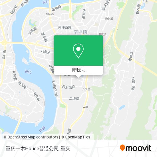 重庆一木House普通公寓地图