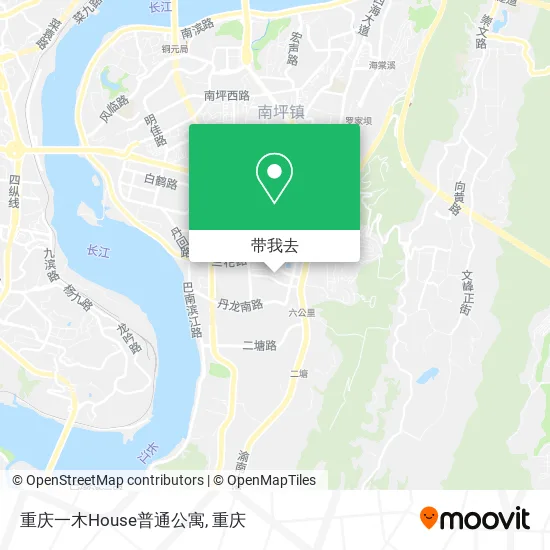 重庆一木House普通公寓地图