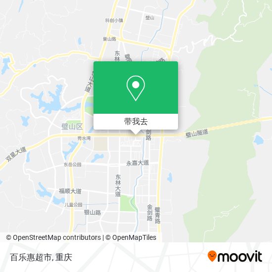 百乐惠超市地图