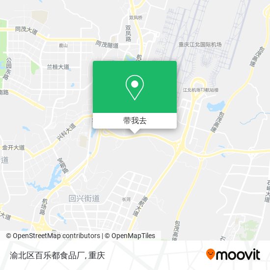 渝北区百乐都食品厂地图