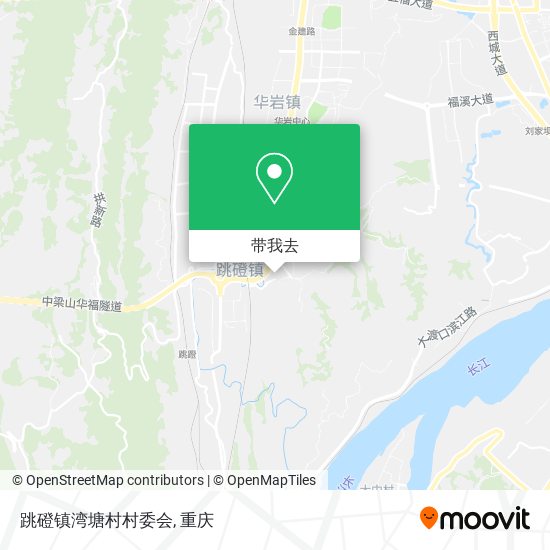 跳磴镇湾塘村村委会地图