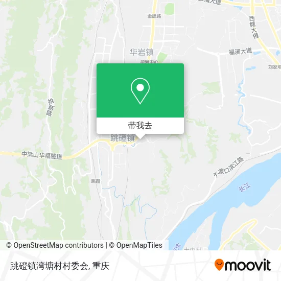 跳磴镇湾塘村村委会地图