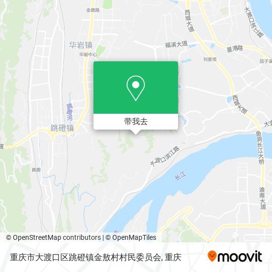 重庆市大渡口区跳磴镇金敖村村民委员会地图