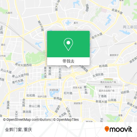 金辉门窗地图