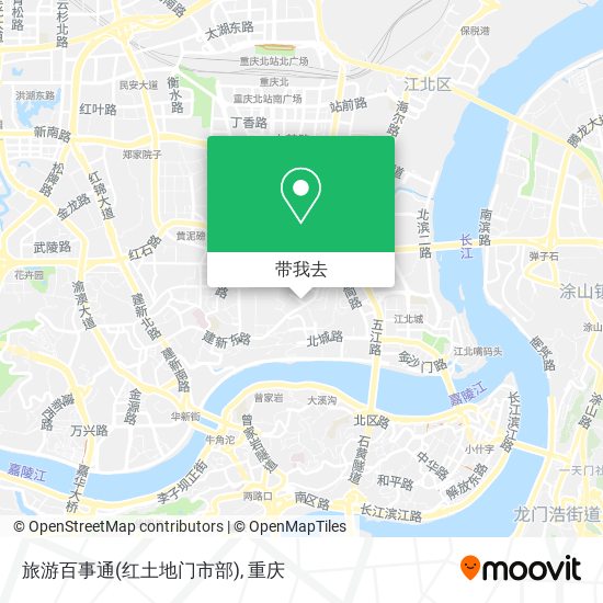 旅游百事通(红土地门市部)地图