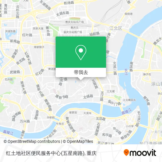 红土地社区便民服务中心(五星南路)地图