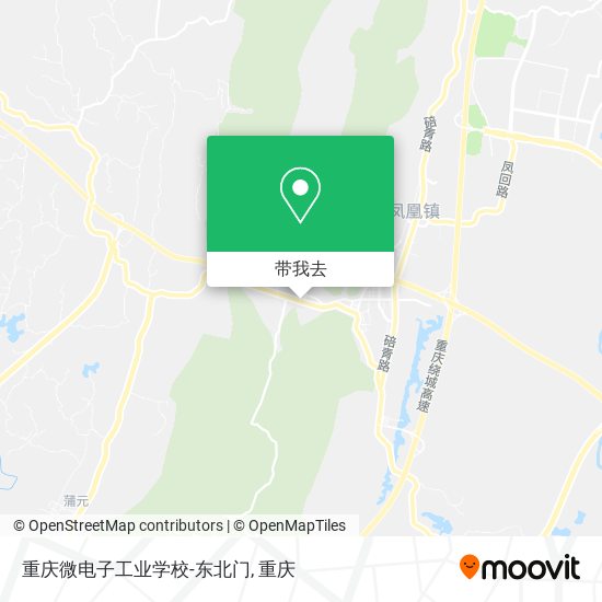 重庆微电子工业学校-东北门地图