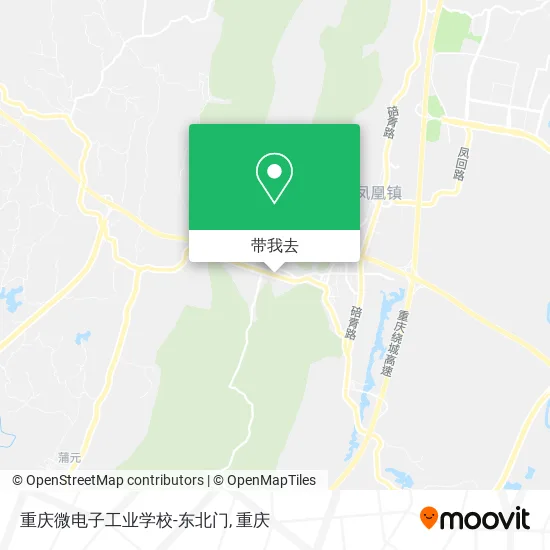 重庆微电子工业学校-东北门地图