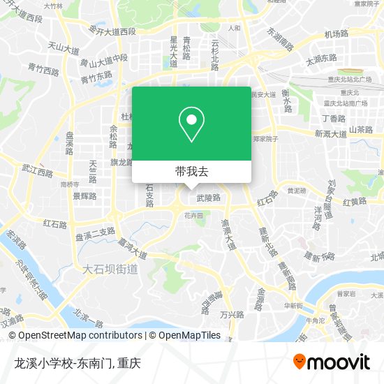 龙溪小学校-东南门地图