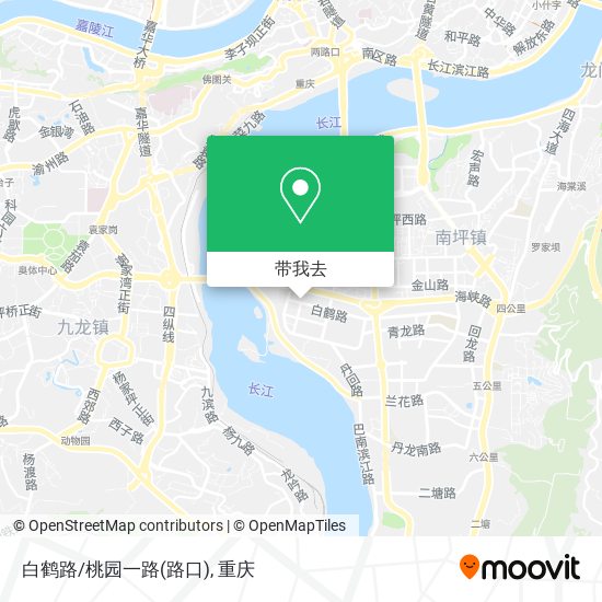 白鹤路/桃园一路(路口)地图