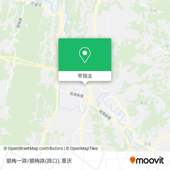 腊梅一路/腊梅路(路口)地图